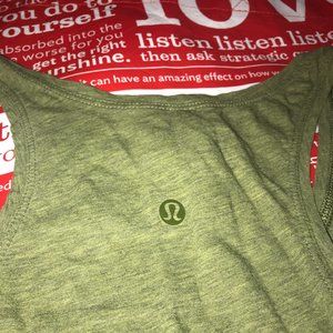 Lululemon Workout Tank Top